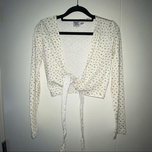 princess polly tie front crop top